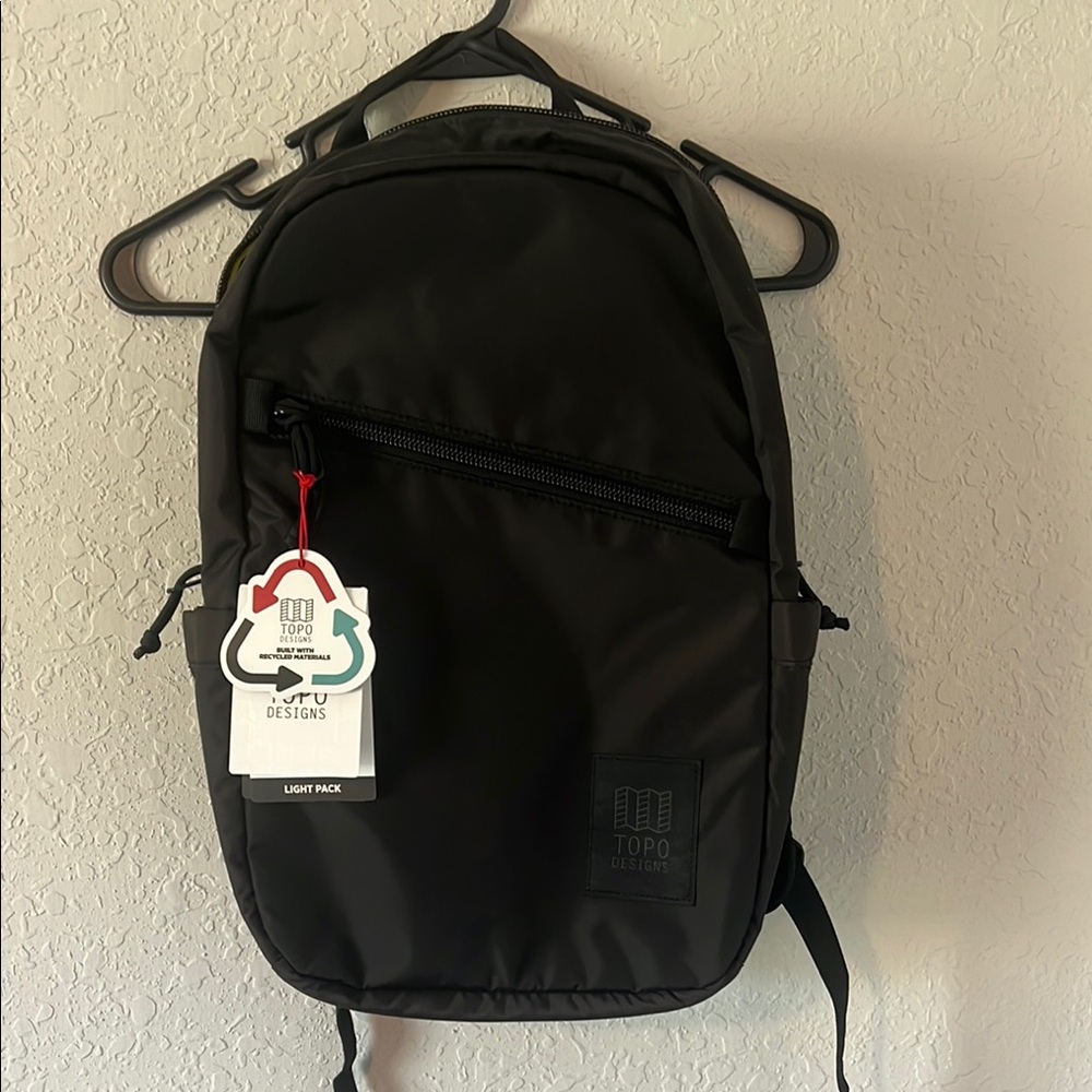 Topo Designs Black Backpack Sleek Durable Everyday
